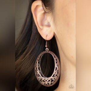 Gardenista Grandeur Copper Earrings